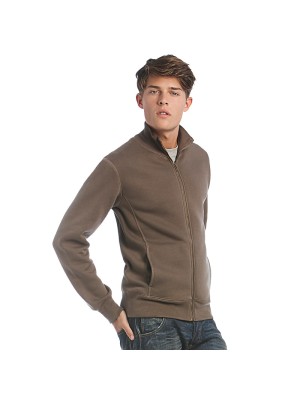 Plain Sweatshirt With Full length Zip Mens Spider B and C Collection 280 GSM